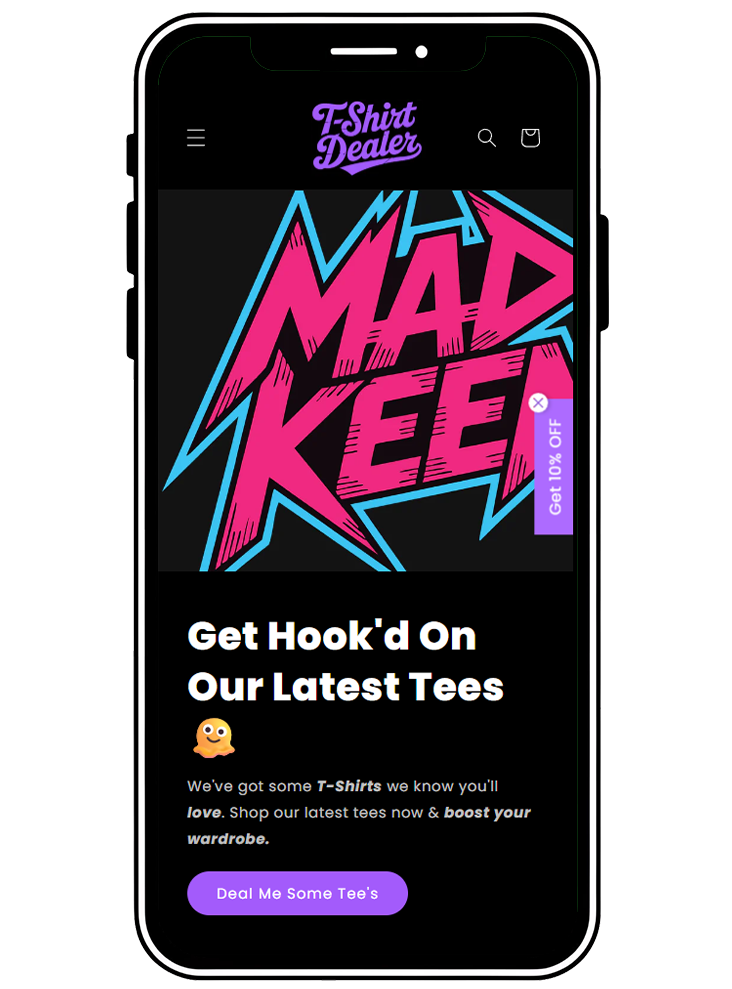 T Shirt Dealer Portfolio