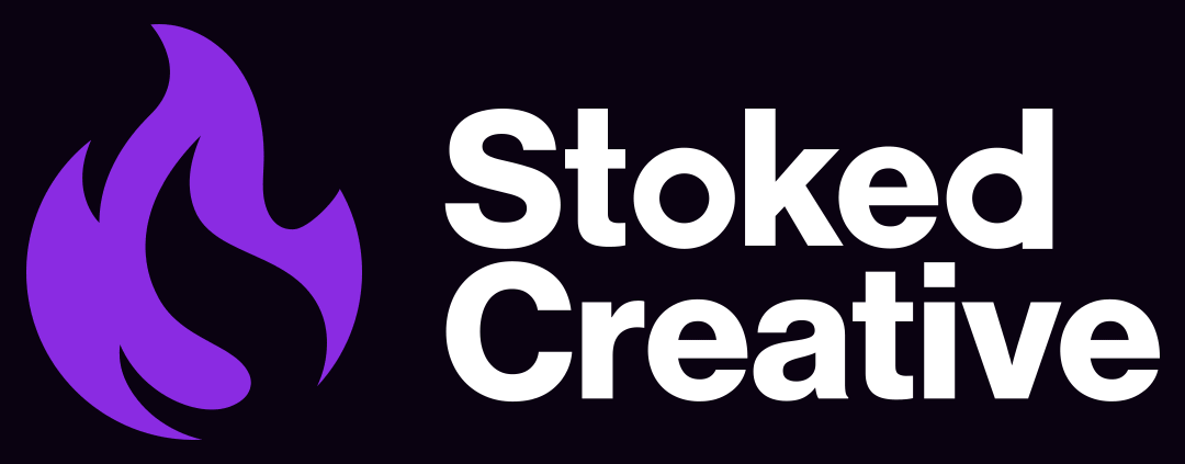 stoked creative logo web design
